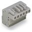 1-conductor female connector, angled CAGE CLAMP® 2.5 mm² gray thumbnail 4