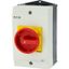 Main switch, T3, 32 A, surface mounting, 4 contact unit(s), 8-pole, Emergency switching off function, With red rotary handle and yellow locking ring, thumbnail 7