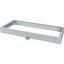 Cable arrangement plinth for floor standing distribution board IP54, HxWxD=75x850x400mm, grey thumbnail 3