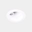 Downlight Play Deco Asymmetrical Round Fixed 12W LED neutral-white 4000K CRI 90 18.8º White/white IP54 1199lm thumbnail 1