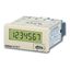 Time counter, 1/32DIN (48 x 24 mm), self-powered, LCD, 7-digit, 999h59 thumbnail 1