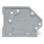 End plate snap-fit type 1.6 mm thick gray thumbnail 2