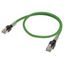 Ethernet patch cable, S/FTP, Cat.5, PUR (Green), 5 m thumbnail 1