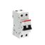 SH202T-C40 Miniature Circuit Breaker - 2P - C - 40 A thumbnail 1