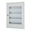 Complete flush-mounted flat distribution board with window, white, 24 SU per row, 4 rows, type C thumbnail 3