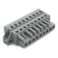 1-conductor female connector CAGE CLAMP® 2.5 mm² gray thumbnail 1