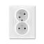 5583F-C02357 08 Double socket outlet with earthing pins, shuttered, with turned upper cavity, with surge protection ; 5583F-C02357 08 thumbnail 38