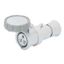 STRAIGHT CONNECTOR HP - IP66/IP67/IP68/IP69 - 2P+E 16A >50-250V d.c. - GREY - 3H - SCREW WIRING thumbnail 2