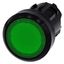 Illuminated pushbutton, 22 mm, round, plastic, green, pushbutton, flat, latching,…3SU1001-0AA40-0AA0-Z Y12 thumbnail 2