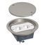 Floor box with removable lid - IP 66 - 4 modules - stainless steel thumbnail 1