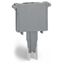 Component plug for carrier terminal blocks 2-pole gray thumbnail 1