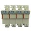 Fuse-holder, low voltage, 125 A, AC 690 V, 22 x 58 mm, 4P, IEC, UL thumbnail 1