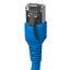 Patchcord RJ45 shielded Cat.6a 10GB, LS0H, blue,   10.0m thumbnail 1