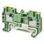 Ground DIN rail terminal block with push-in plus connection for mounti thumbnail 1