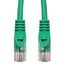 Patchcord RJ45 unshielded, Cat.5e, PVC, green, 1.0m thumbnail 1