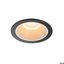 NUMINOS® DL XL, Indoor LED recessed ceiling light black/white 2700K 20° thumbnail 1
