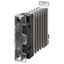 Solid-state relay, 1 phase, 27A, 24-240 VAC, with heat sink, DIN rail thumbnail 1
