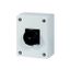 Main switch, P3, 63 A, surface mounting, 3 pole, 1 N/O, 1 N/C, STOP function, With black rotary handle and locking ring, Lockable in the 0 (Off) posit thumbnail 3