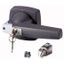 Toggle, 10mm, door installation, gray, cylinder lock thumbnail 1