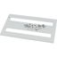 Front cover, +mounting kit, for FAZ, vertical, HxW=200x425mm, grey thumbnail 6