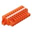 1-conductor female connector CAGE CLAMP® 2.5 mm² orange thumbnail 1