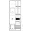 KS455 Measurement and metering transformer cabinet, Field width: 2, Rows: 0, 1400 mm x 550 mm x 215 mm, Isolated (Class II), IP31 thumbnail 5