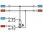 3-conductor sensor supply terminal block LED (green) 1 mm² orange thumbnail 4