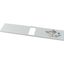 Front cover, +mounting kit, for NZM1, horizontal, 3p, HxW=100x600mm, grey thumbnail 4