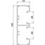 GA-53165RW Device installation trunking Rapid 45-2, 2-compartment,alum 53x165x2000 thumbnail 2