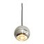 LIGHT EYE pendulum lamp w. canopy, ES111, 75W, chrome thumbnail 8