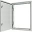 3-component flush-mounting door frame with door, open air, rotary lever, IP43, HxW=1760x1000mm thumbnail 3