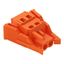 1-conductor female connector CAGE CLAMP® 2.5 mm² orange thumbnail 1