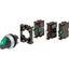 Illuminated selector switch actuator, RMQ-Titan, maintained, 3 positions, 2 NO, green, Blister pack for hanging thumbnail 3