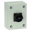 Main switch, P1, 40 A, surface mounting, 3 pole, STOP function, With black rotary handle and locking ring, Lockable in the 0 (Off) position, in steel thumbnail 13