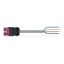 pre-assembled connecting cable Eca Plug/open-ended pink thumbnail 2