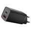 Wall Quick Charger GaN2 Lite 65W USB + USB-C QC4+ PD3.0 SCP FCP AFC, Black thumbnail 1