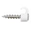 Thorsman - screw clip - TCS-C3 8...12 - 32/21/5 - white - set of 100 thumbnail 3