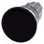 Mushroom pushbutton, 22 mm, round, metal, shiny, black, 40 mm, momentary 3SU1050-1BD10-0AA0-Z Y12 thumbnail 1