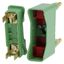 Fuse-holder, LV, 20 A, AC 690 V, BS88/A1, 1P, BS, back stud connected, green thumbnail 30