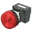 Indicator M22N flat, cap color red, LED red, LED voltage 24 VDC thumbnail 2