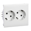 Thorsman - CYB-PS - socket outlet - double slave - 37° - white NCS thumbnail 4