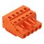 1-conductor female connector CAGE CLAMP® 2.5 mm² orange thumbnail 1