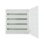 Complete surface-mounted flat distribution board, white, 33 SU per row, 4 rows, type C thumbnail 4