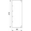 WDK80210LGR Wall trunking system with base perforation 80x210x2000 thumbnail 2