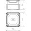 T 60 OE HD TR Junction box, closed with high transparent cover 114x114x76 thumbnail 2
