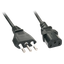 3m IT to C13 Mains Cable Italian Mains Plug to IEC C13 Connector thumbnail 1