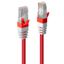 30m Cat.6A S/FTP LSZH Network Cable, Red (Fluke Tested) RJ45, M/M, 500MHz, Copper, 26AWG thumbnail 1