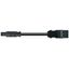 pre-assembled adapter cable Cca Socket/plug MIDI black thumbnail 2