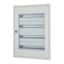 Complete flush-mounted flat distribution board with window, grey, 33 SU per row, 4 rows, type C thumbnail 3