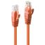 20m Cat.6 U/UTP Network Cable, Orange RJ45, M/M, 250MHz, Copper thumbnail 1